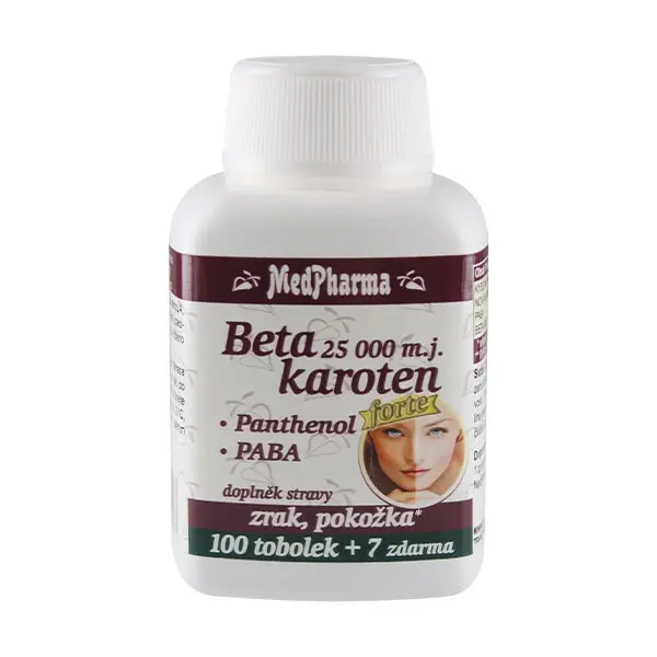 4131_8594045474497_L_BETA KAROTEN 25.000 M.J. - PANTHENOL, PABA - 107 TOB.